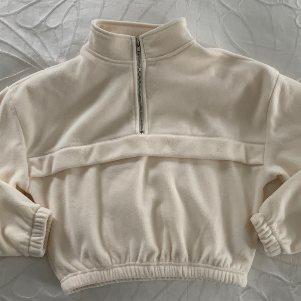 Forever 21 Half Zip Fleece Pullover